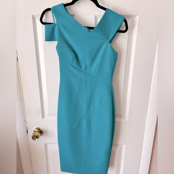 Ted Baker Midi Turquoise Dress - Picture 1 of 4